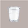 ILIP 100 Pz Bicchiere Plastica Kristal Cup Monouso per Bibite Fredde 100cc