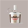 LEAGEL 1 Pz Dispenser Dosatore in Acciaio per Creme Spalmabili (Barattolo 5,5 Kg) Loveria Leagel