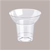 LUCGEL SRL Bicchiere Svasato 360cc in PS Trasparente ideale per Yogurt Dessert Gelato GO YO 50 pezzi