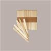 LUCGEL SRL 250 Pz Bastoncini in Legno di Faggio per Stecchi Gelato Ghiaccioli, 114x9,5mm, Punta Arrotondata