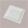 IMBALLAGGI ALIMENTARI 100 Piatto Biodegradabile Eco Quadrato 16x16 Carta Polpa Cellulosa