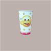 IMBALLAGGI ALIMENTARI 50 Pz Bicchiere Bibita Yogurt Carta Fantasia Emoticon Emoji 550cc