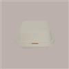LUCGEL SRL 100 Pz Confezione da asporto per hamburger o panino grande a conchiglia in polpa di cellulosa ecologiche per alimenti 153x147H78