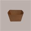 IMBALLAGGI ALIMENTARI 100 Pz Monoporzione Finger Food Carta Avana 240cc 80x80H50