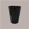 POLO PLAST Bicchiere Cocktail Tumbler cc200 PC Nero Coprente x 5 pz.