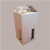 LUCGEL 5 Pz Scatola Astuccio Porta 4 Bottiglie 750 ml Olio Vino in Cartoncino Onda Avana 180x180H400mm