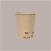 IMBALLAGGI ALIMENTARI 50 Pz Bicchiere Carta Bamboo Biodegradabile Compost BHF25 8oz