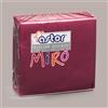 ASTOR 80 Pz Tovagliolo Mirò Star 38x38 Bordeaux Effetto Tessuto ASTOR