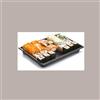 TERMOPLAST SRL 50 Pz Contenitore Nero Pet Sushi Sashimi + Coperchio 168x117H50