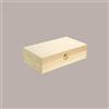 LUCGEL SRL 1 Pz Scatola in Legno di Pino Cassetta Stesa porta 2 Bottiglie Olio Vino da 750 Ml 350x190H90mm
