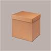 IMBALLAGGI ALIMENTARI 1 Pz Scatola Baule con Coperchio in Carta Onda Avana 39x29H33