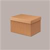 IMBALLAGGI ALIMENTARI 1 Pezzo Cassetta Scatola Baule carta Onda Avana 39x29H24