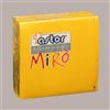 ASTOR 80 Pz Tovagliolo Carta 2 Veli Giallo Mais Effetto Tessuto Mirò Astor 38x38cm