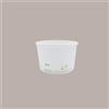 IMBALLAGGI ALIMENTARI 250 Pz Coppetta Gelato Compostabile Biodegradabile Bianco 80cc