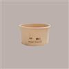 IMBALLAGGI ALIMENTARI 250 Pz Coppetta Bicchiere per Gelato in Carta di Bamboo Biodegradabile 100cc