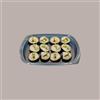 ILIP 50 Pz Vaschetta Nera Sushi Uso Caldo 800cc 285x185H35