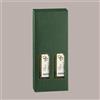 LUCGEL 10 Pz Scatola Astuccio Porta 2 Bottiglie 500 ml Olio in Carta grafica Seta Verde Petit 130x65x320mm