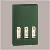 LUCGEL SRL 10 Pz Scatola Astuccio Porta 3 Bottiglie 500 ml Olio in Cartoncino grafica Seta Verde Petit 200x65H320mm