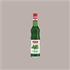 TOSCHI 740 gr Sciroppo per Granita Gusto Menta Formato Piccolo Toschi