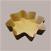 LUCGEL 20 Pz Stampo Forme Cottura in Carta Forno a Forma di Stellina da 100 gr Usa e GettaDm250H60mm