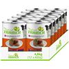 Trainer Natural Trainer Medium-Maxi - Cibo Umido per Cani con Prosciutto Crudo 12 x 400 g
