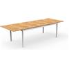 TALENTI tavolo allungabile 200-280 cm da esterni TIMBER Collezione PiùTrentanove - TIMT200