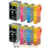 NO-NAME KIT 8 CARTUCCE XL COMPATIBILI CON HP 920XL CD975AE CD972AE CD973AE CD974AE (C2N92AE) NERO+COLORI - NO-NAME