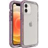 LifeProof per Apple iPhone 12 mini, Custodia sottile resistente a cadute, polvere e neve, gamma Next , Trasparente/Viola