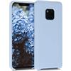 kwmobile Custodia Compatibile con Huawei Mate 20 Pro Cover - Back Case per Smartphone in Silicone TPU - Protezione Gommata - blu chiaro matt