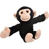 Wild Republic Huggers Scimpanzé, Pupazzo Bracciale, Peluche per Bambini con Braccialetto A Scatto, Regalo per Bambini, Imbottitura Realizzata Partendo da Bottiglie Riciclate, 20 cm