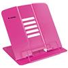 HERMA Supporto da lettura in metallo (19,8 x 22,2 x 3,3 cm piegato) 5 livelli regolabili, antiscivolo, leggio per scuola, cucina e ufficio, porta libri, rosa