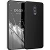 kwmobile Custodia Compatibile con OnePlus 6T Cover - Back Case per Smartphone in Silicone TPU - Protezione Gommata - nero