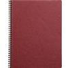 Clairefontaine 782562C collezione Age bag Quaderno a spirale rosso - A4+ 22,5x29,7 cm - 160 pagine staccabili a righe - Carta Bianca 90 g - Copertina in carta Lustrée a grana grossa effetto cuoio