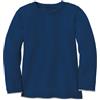 Disana Pullover basic in lana Merino- col. blu navy