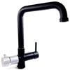 Rubinetto ForHome® 5 Vie PWP Per Acqua Depurata Rubinetto Per Depuratore (colore: Nero Opaco)