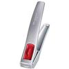 Westmark Spremiaglio con camera extra large e inserto per la pulizia, Lunghezza: 16,2 cm, Alluminio/Plastica, Argento/Rosso, 30082260