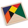Puzzle in legno con pezzi multicolori personalizzate o neutre