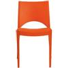 Ristoattrezzature Modello: 9618007029,Sedia Paris arancio