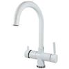 Rubinetto ForHome® 5 Vie Per Acqua Depurata Rubinetto Per Depuratore (Bianco)