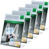 SIGEL Espositore da tavolo 21 x 30 cm - 5 pezzi | TA230, inclinato con scomparto, A4 verticale, resistente ai raggi UV