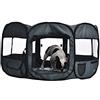 Amazon Basics Ottagonale Recinto portatile per animali domestici, 114 cm, Grigio