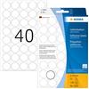 Herma Multi-purpose labels ø 19mm white 1280 pcs.