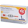 Pic Solution SIRINGA INSULINA PIC INSUMED 1 ML 100 UI AGO GAUGE 30 12,7 MM SENZA SPAZIO MORTO 30 PEZZI