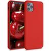 kwmobile Custodia Compatibile con Apple iPhone 11 Pro Max Cover - Back Case per Smartphone in Silicone TPU - Protezione Gommata - rosso fluo