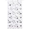 Spirella Tenda in plastica Lifestyle-Balloon Silver/Black 1117615, Bianca, Standard