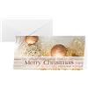 SIGEL DS029 Biglietti natalizi (incl. buste), Christmas Glitter, impressione rame, DL, 10+10 pz., facile da stampare