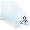 Durable 483019 - Crystal Sign Refill, fogli traslucidi microperforati, f.to 105x105 mm, trasparente, confezione da 10 fogli (40 inserti)