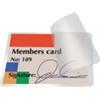 Q-CONNECT Pouches per plastificazione a freddo Q-Connect per carte d'identità f.to 8.6x5.6 cm Conf. 10 pezzi - KF27056