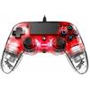 Nacon Gamepad COMPACT Light Edition Wired Ps4 Rosso PS4OFCPADCLRED