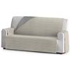 Eysa Mist Salva, Microfiber, C/1 Beige-Grigio, 4 posti 190cm. Adatto per divani da 210 a 250 cm